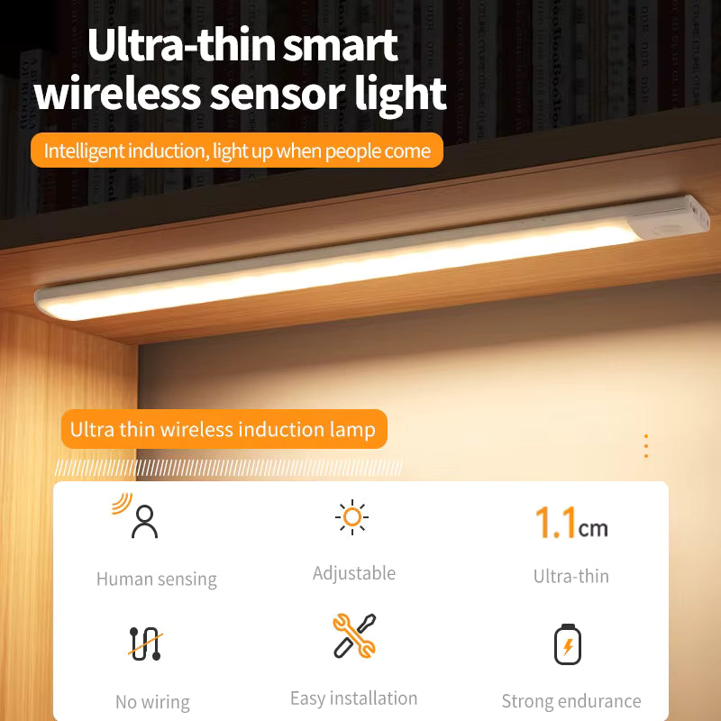 Wireless Motion Sensor LED light for Kitchen, Closet & Cabinet